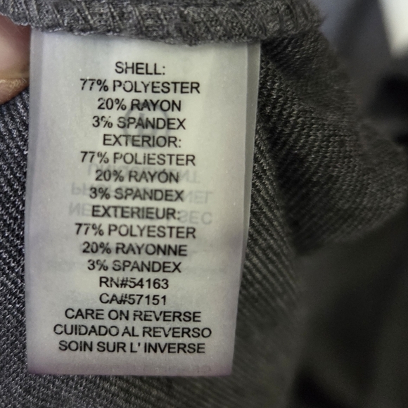 Eliza J by Karl Lagerfeld Paris Knit Gray Dress With Rivet And Zippers Size 8 - Picture 6 of 7